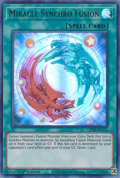 Miracle Synchro Fusion [GFTP-EN111] Ultra Rare | Chromatic Games