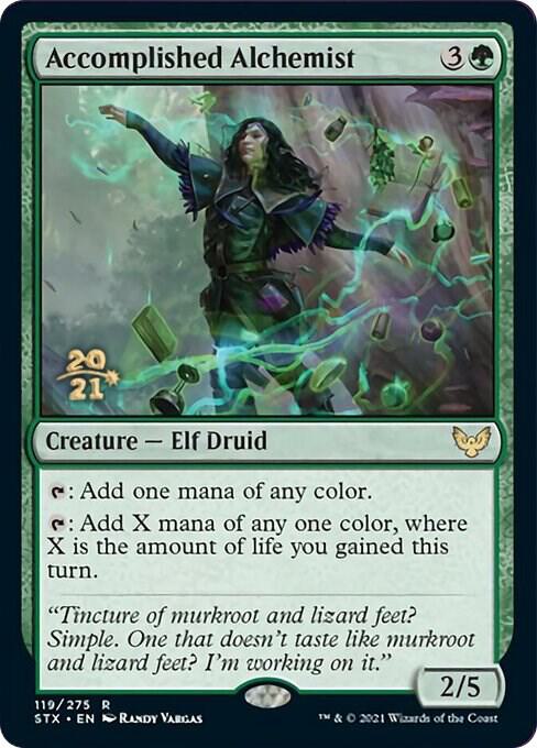 Accomplished Alchemist 119s/180 (Prerelease Cards)  - PreRelease Foil | Chromatic Games