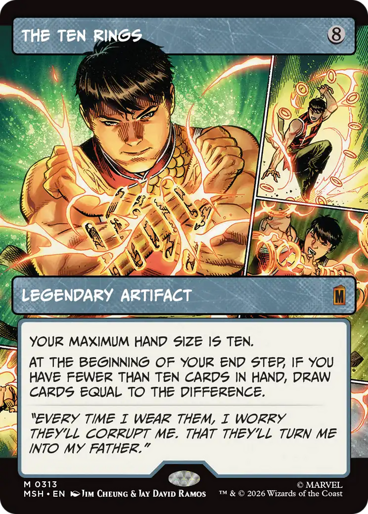 The Ten Rings (Borderless) [Marvel Super Heroes] | Chromatic Games