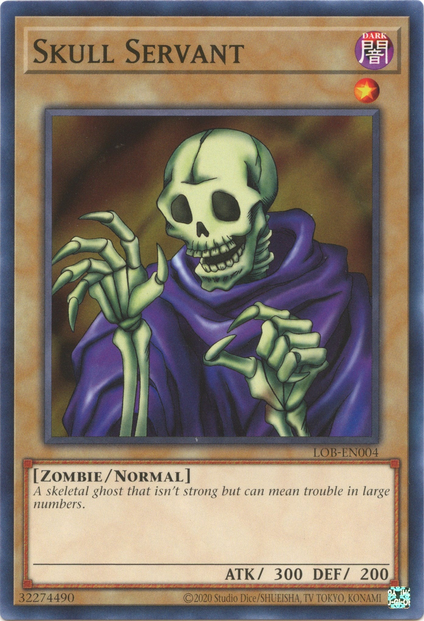 Skull Servant (25th Anniversary) [LOB-EN004] Common | Chromatic Games