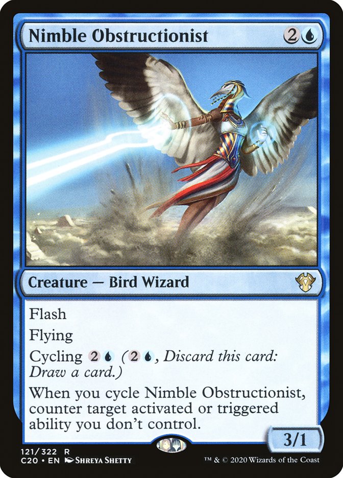 Nimble Obstructionist 121/322 (Commander 2020)  | Chromatic Games