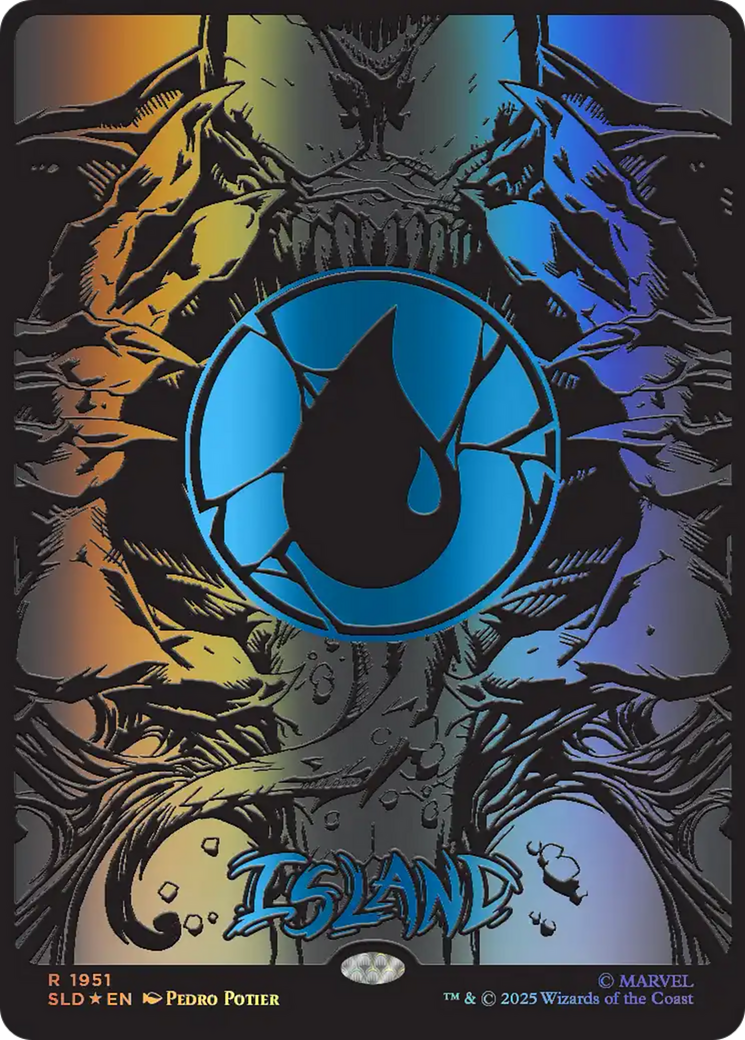 Island (1951) (Raised Foil) [Secret Lair Drop Series] | Chromatic Games