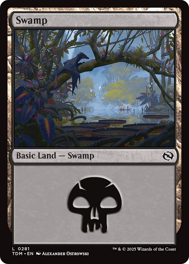 Swamp (0281) [Tarkir: Dragonstorm] | Chromatic Games