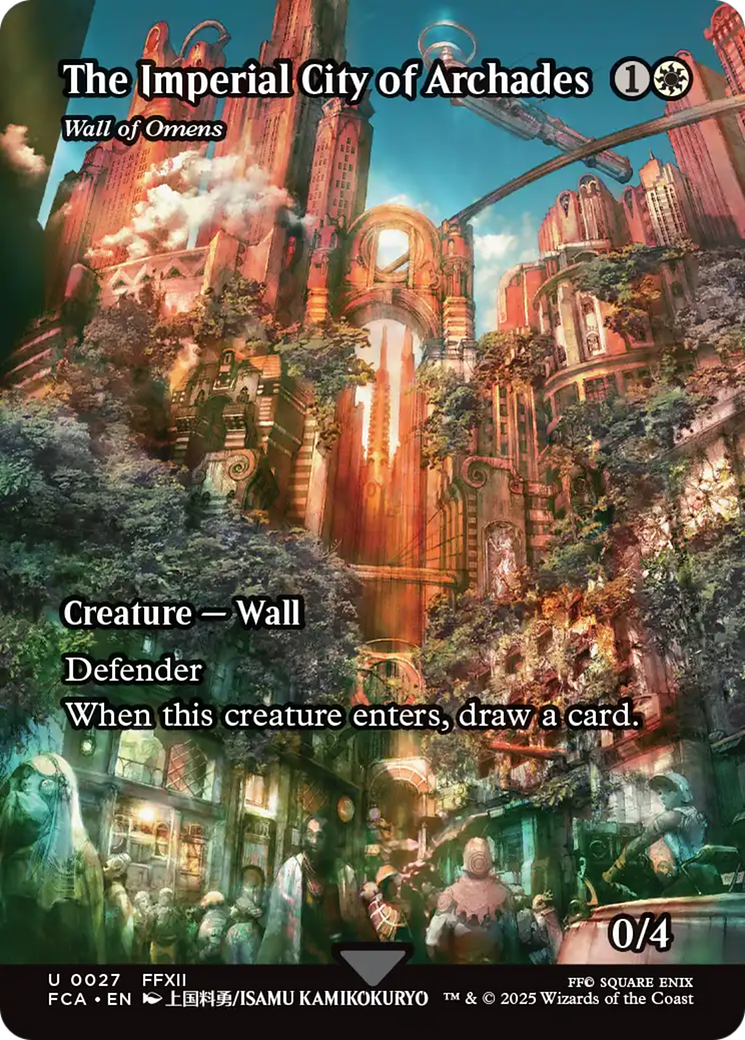 The Imperial City of Archades - Wall of Omens (Showcase) [FINAL FANTASY : Through the Ages] | Chromatic Games