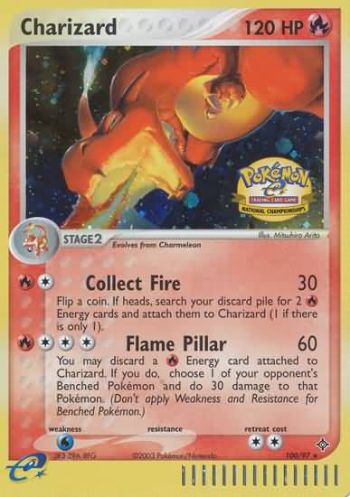 Charizard (100/97) (National Championship 2004) [League & Championship Cards] | Chromatic Games