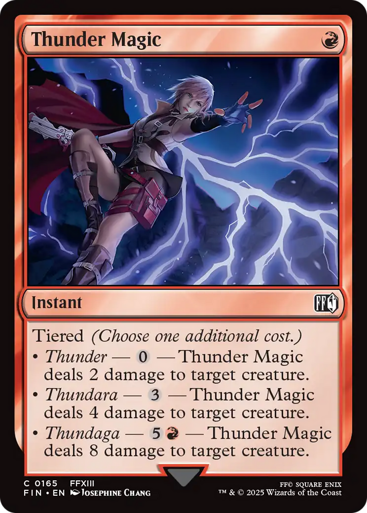 Thunder Magic [FINAL FANTASY] | Chromatic Games