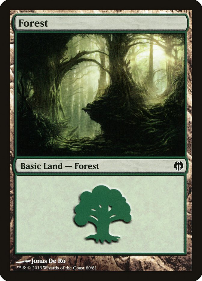 Forest (80) [Duel Decks: Heroes vs. Monsters] | Chromatic Games