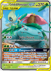 Celebi & Venusaur GX (1/181) [Sun & Moon: Team Up] | Chromatic Games