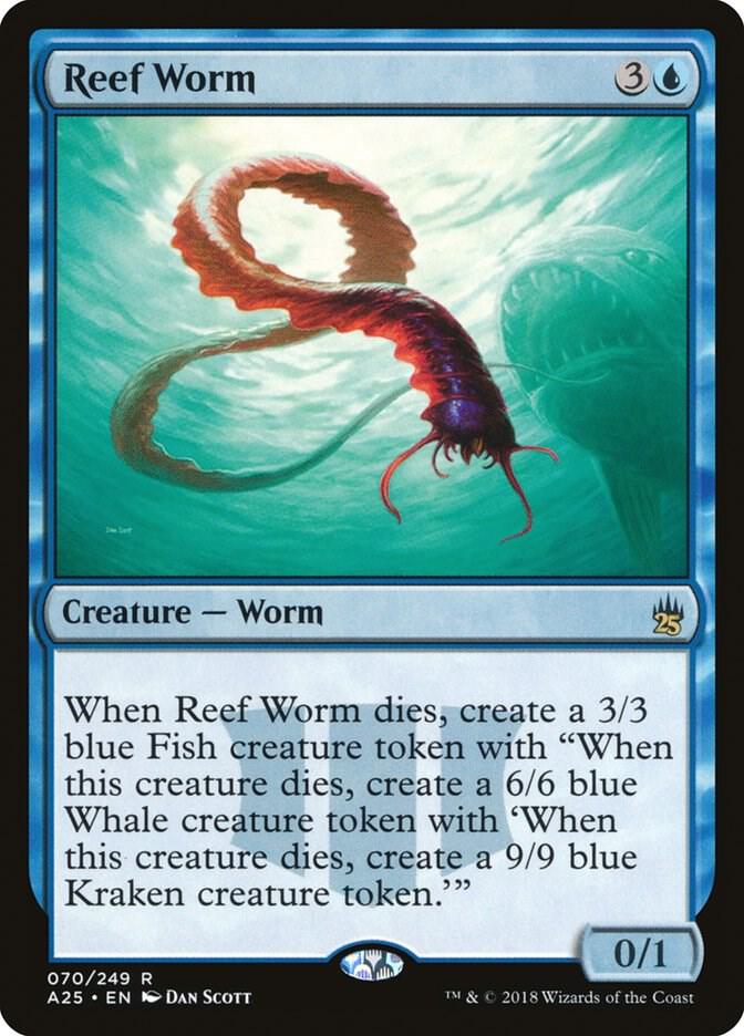 Reef Worm 70/249 (Masters 25)  | Chromatic Games