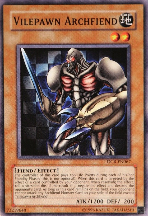 Vilepawn Archfiend [DCR-EN067] Common | Chromatic Games