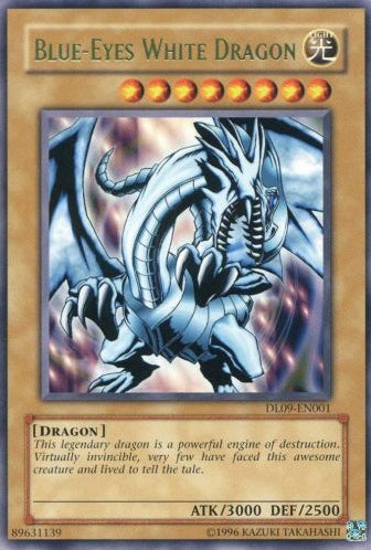 Blue-Eyes White Dragon (Green) [DL09-EN001] Rare | Chromatic Games