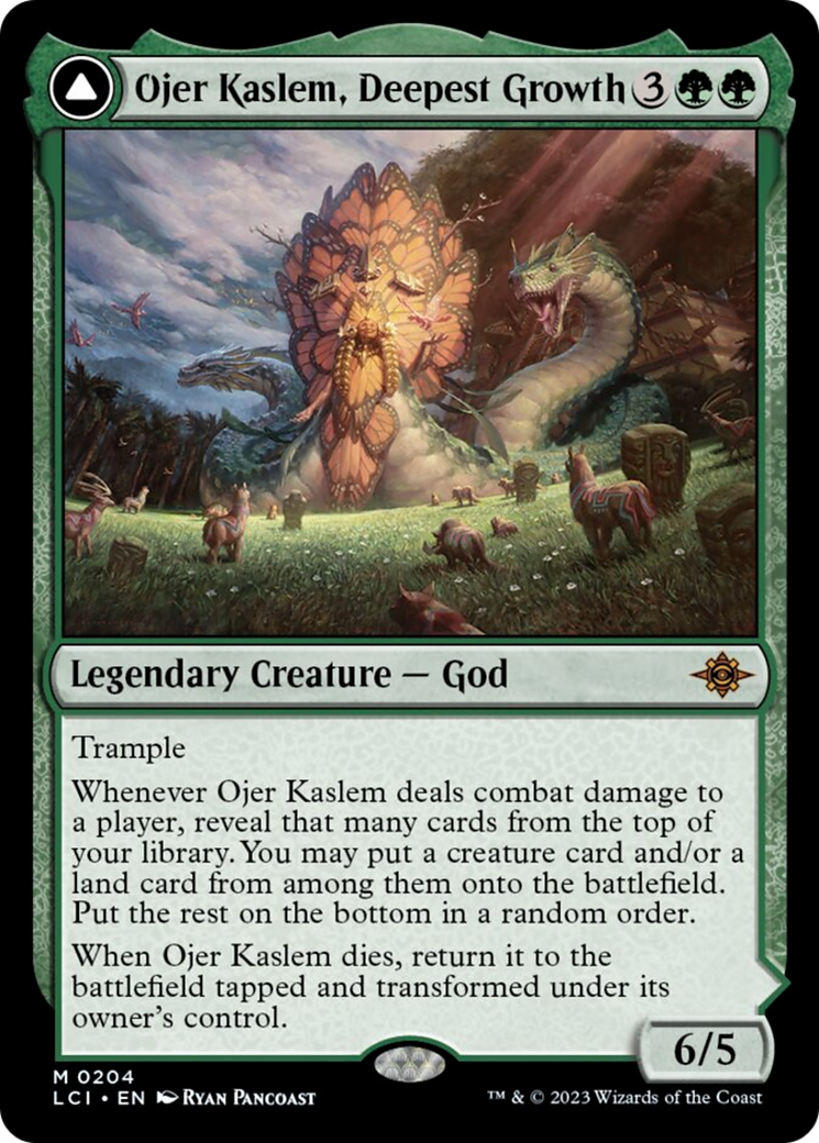 Ojer Kaslem, Deepest Growth // Temple of Cultivation [The Lost Caverns of Ixalan] | Chromatic Games