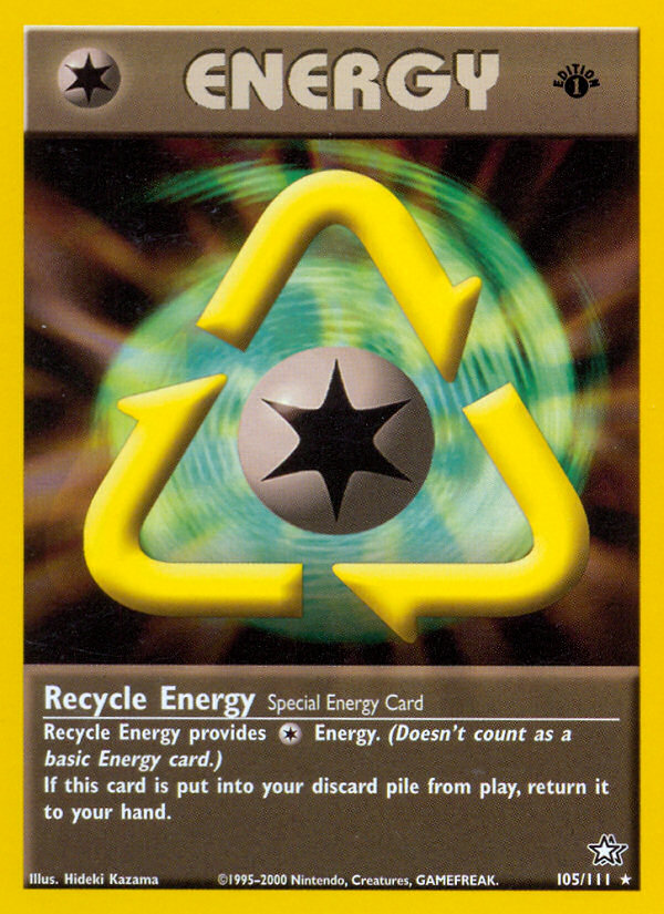 Recycle Energy (105/111) [Neo Genesis 1st Edition] | Chromatic Games