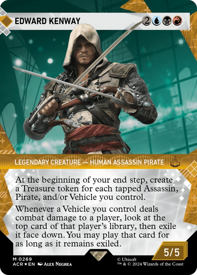 Edward Kenway (Showcase) (Textured Foil) [Assassin's Creed] | Chromatic Games