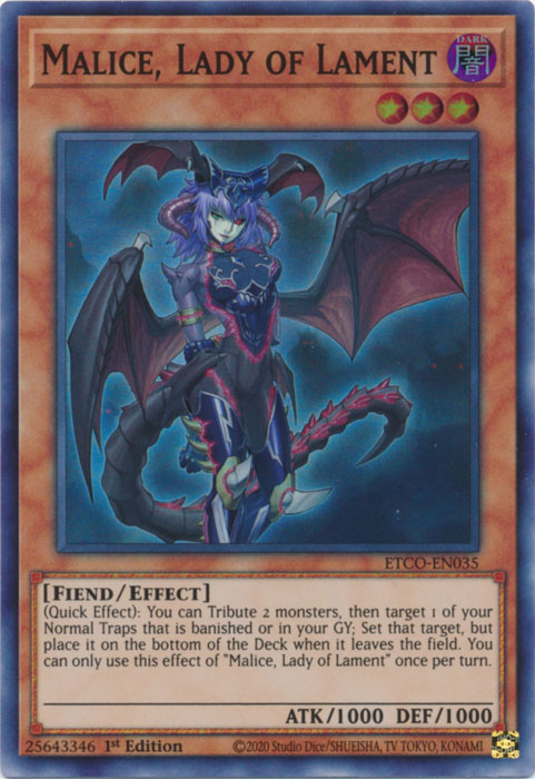 Malice, Lady of Lament [ETCO-EN035] Super Rare | Chromatic Games