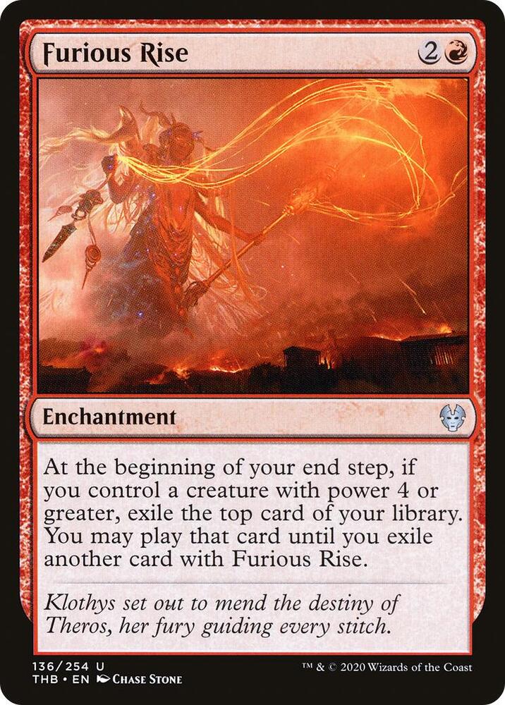 Furious Rise 136/254 (Theros Beyond Death)  | Chromatic Games