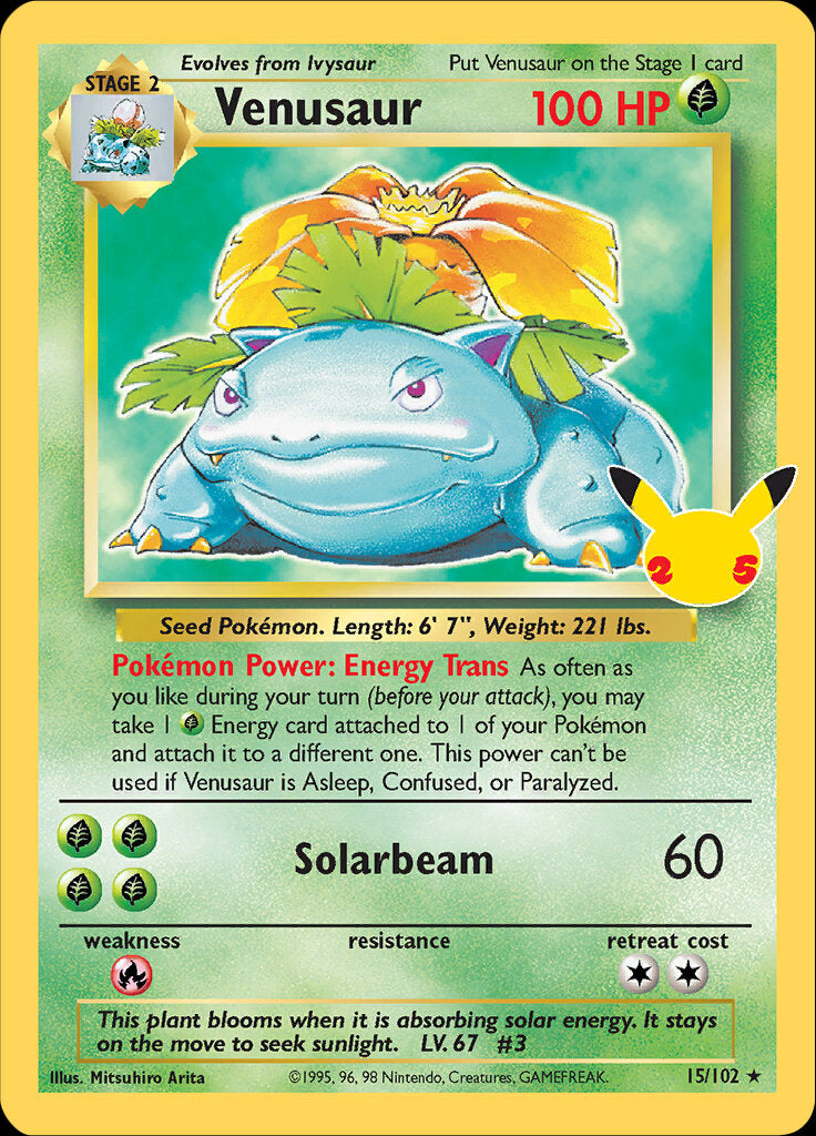 Venusaur (15/102) [Celebrations: 25th Anniversary - Classic Collection] | Chromatic Games