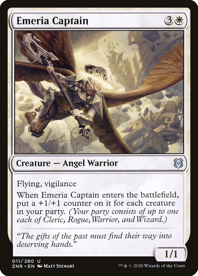 Emeria Captain 11/280 (Zendikar Rising)  - Foil | Chromatic Games
