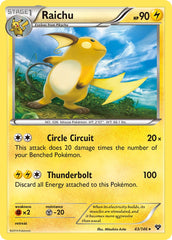 Raichu (43/146) (Battle Arena Deck Exclusive) (Theme Deck Exclusive) [XY: Base Set] | Chromatic Games