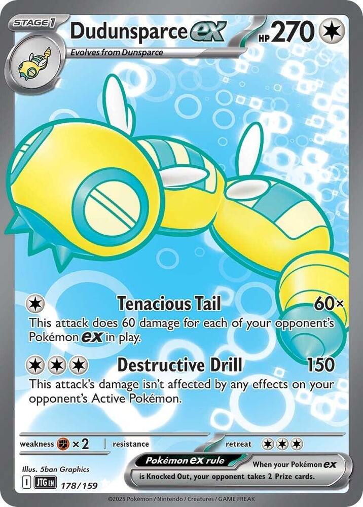 Dudunsparce ex 178/159 (SV09: Journey Together)  - Holofoil | Chromatic Games