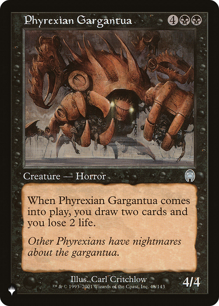 Phyrexian Gargantua [The List Reprints] | Chromatic Games