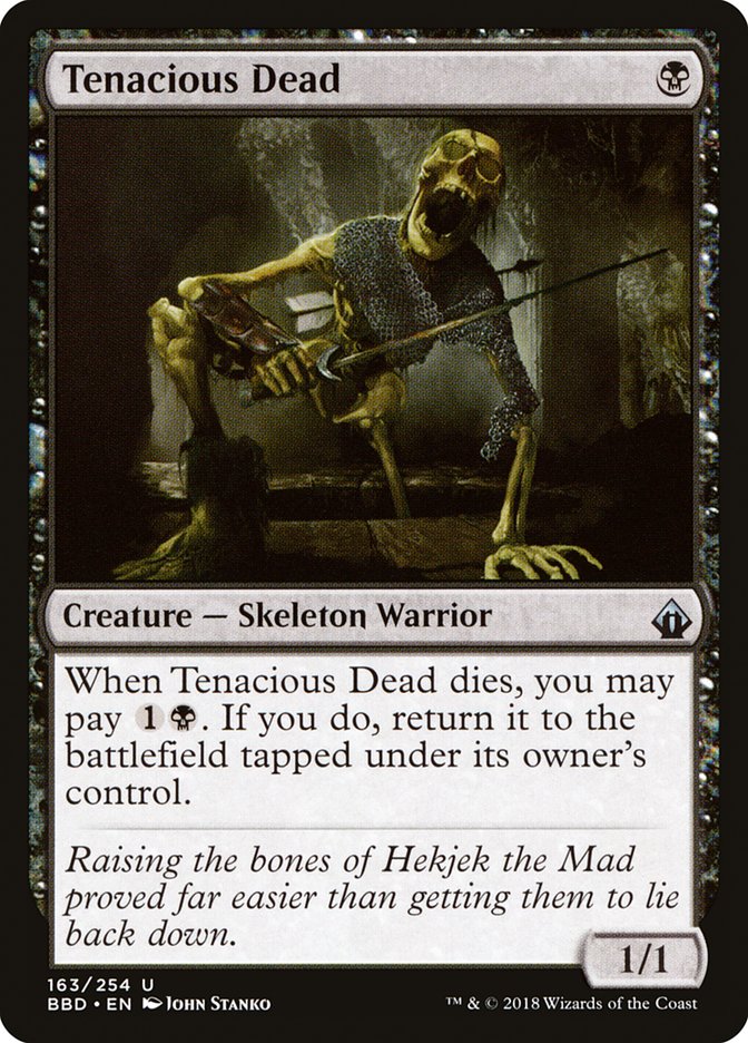 Tenacious Dead 163/254 (Battlebond)  - Foil | Chromatic Games