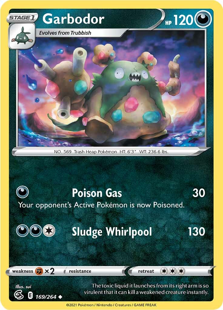 Garbodor (169/264) [Sword & Shield: Fusion Strike] | Chromatic Games