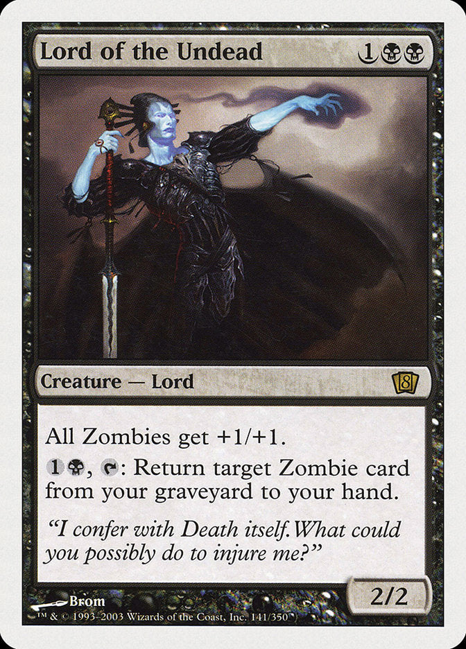 Lord of the Undead (8th Edition) [Oversize Cards] | Chromatic Games