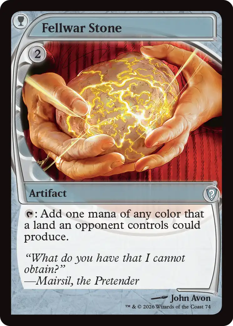 Fellwar Stone (Future Sight) [Mystery Booster: Commander Edition] | Chromatic Games