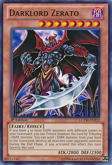 Darklord Zerato [LCYW-EN212] Common | Chromatic Games