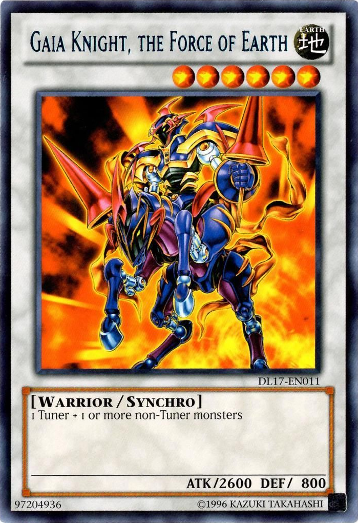 Gaia Knight, the Force of Earth (Blue) [DL17-EN011] Rare | Chromatic Games