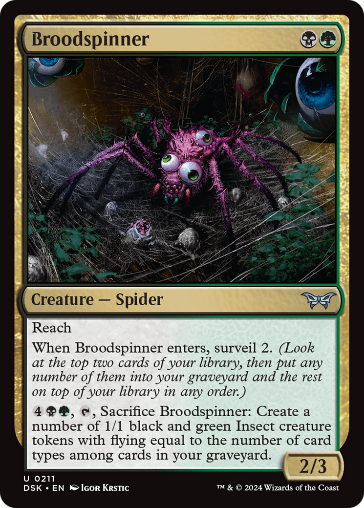 Broodspinner [Duskmourn: House of Horror] | Chromatic Games