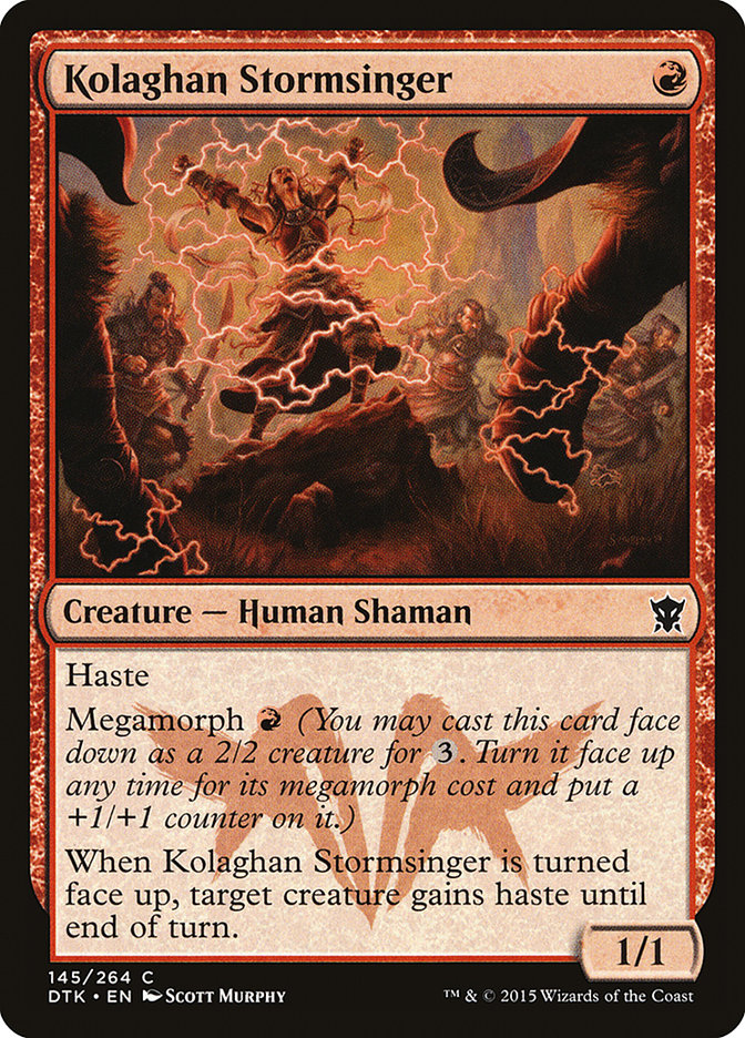 Kolaghan Stormsinger 145/264 (Dragons of Tarkir)  | Chromatic Games