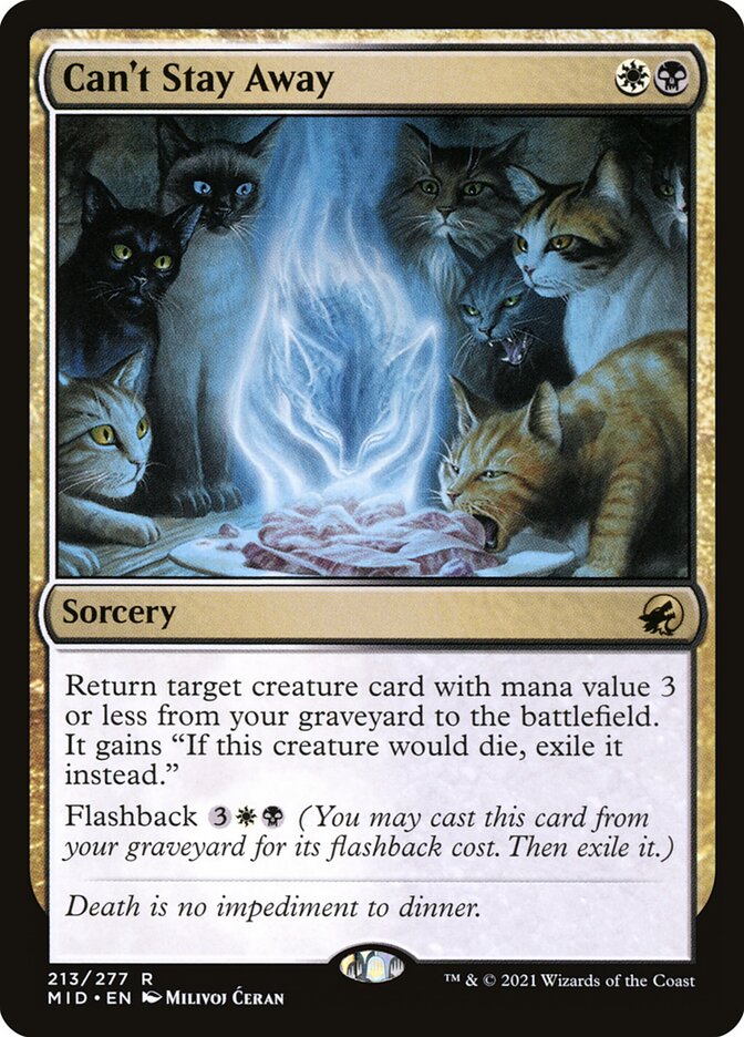 Can't Stay Away 213/277 (Innistrad: Midnight Hunt)  | Chromatic Games
