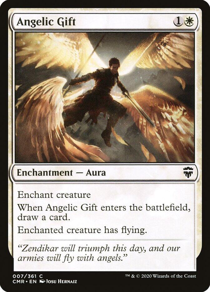 Angelic Gift 7 (Commander Legends)  - Foil | Chromatic Games