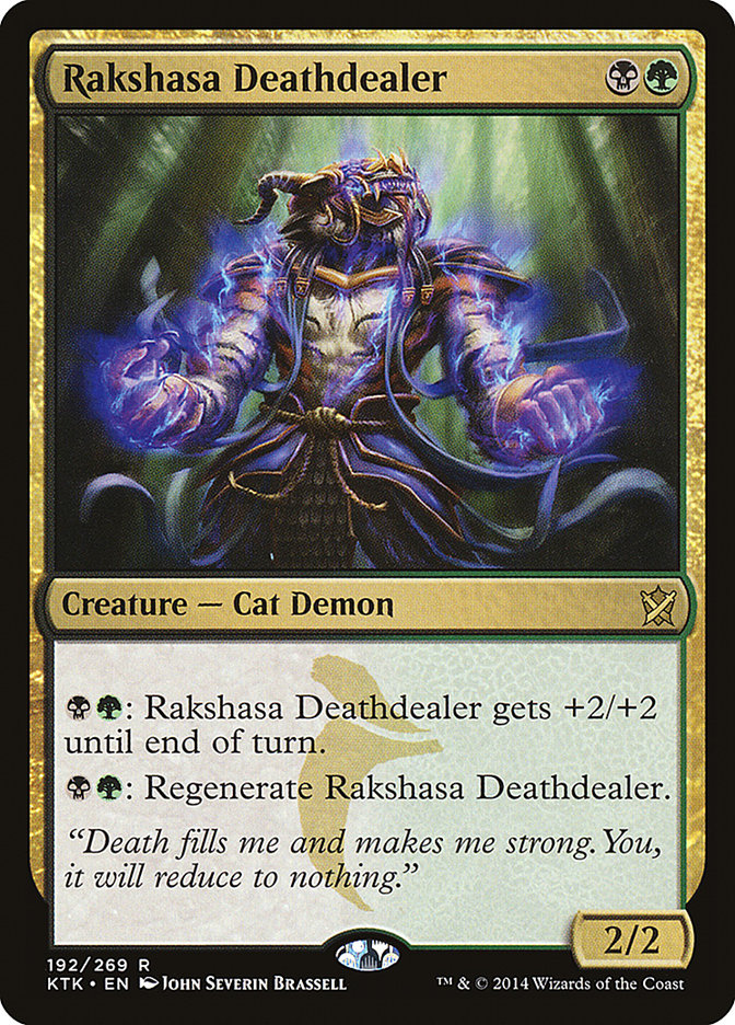 Rakshasa Deathdealer 192/269 (Khans of Tarkir)  | Chromatic Games