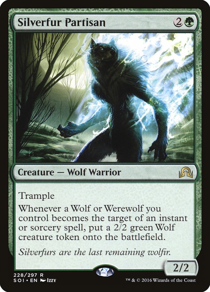 Silverfur Partisan 228/297 (Shadows over Innistrad)  | Chromatic Games