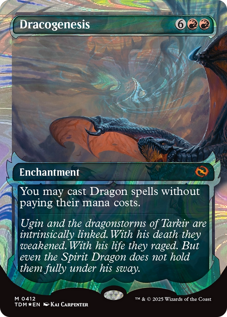 Dracogenesis (0412) (Showcase) (Halo Foil) [Tarkir: Dragonstorm] | Chromatic Games