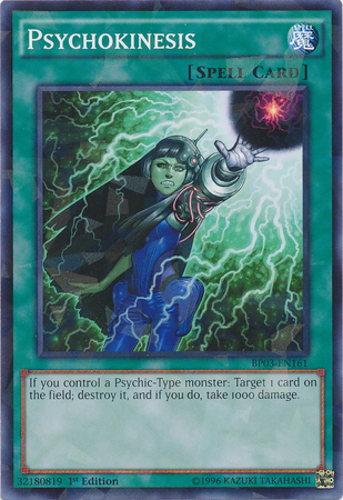 Psychokinesis [BP03-EN161] Shatterfoil Rare | Chromatic Games