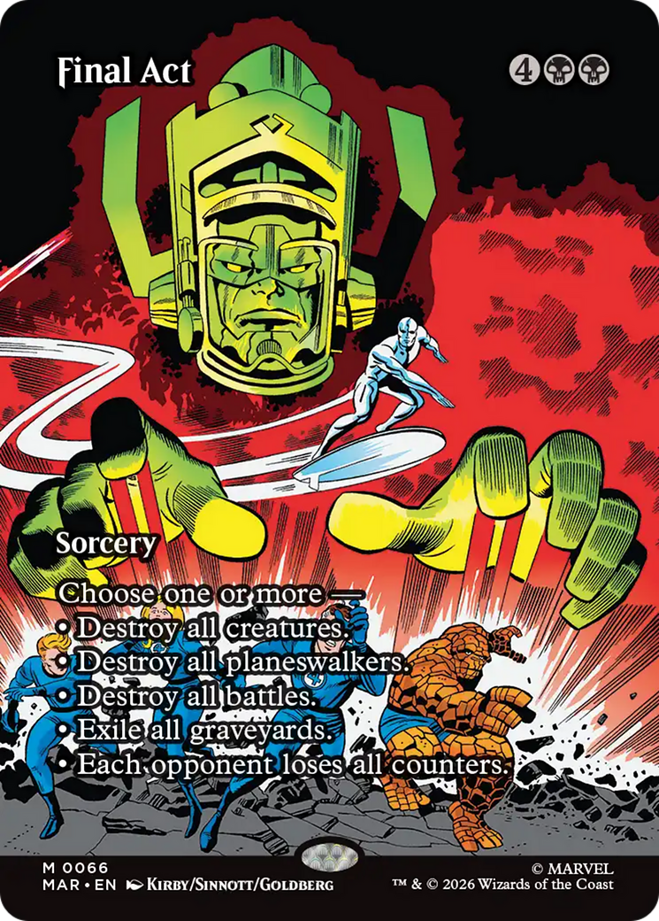 Final Act (Borderless) [Marvel Universe: Eternal-Legal] | Chromatic Games