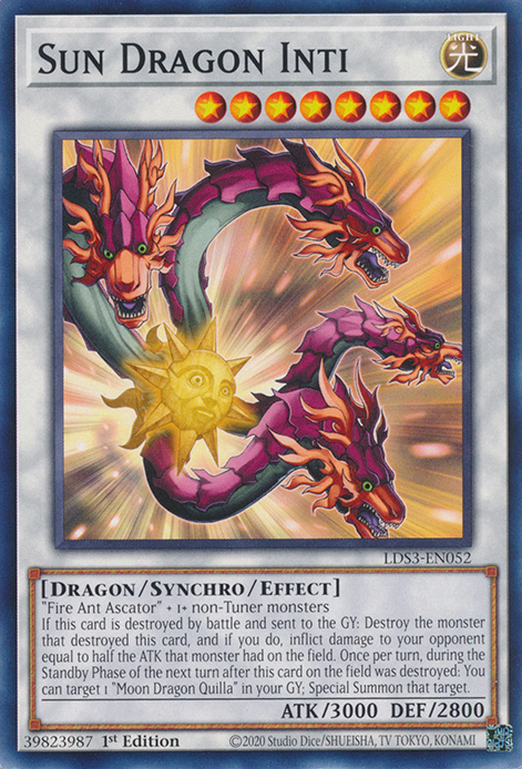 Sun Dragon Inti [LDS3-EN052] Common | Chromatic Games