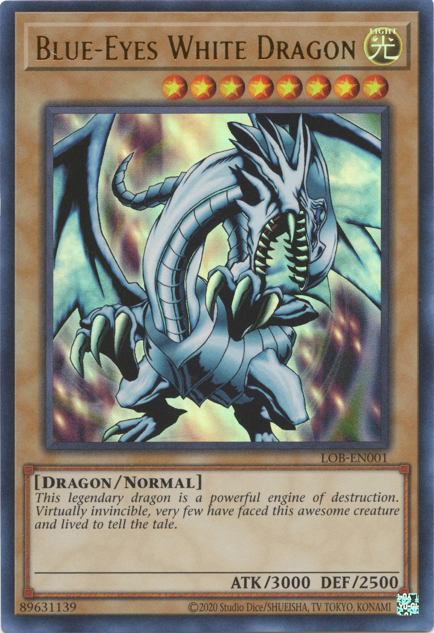 Blue-Eyes White Dragon (25th Anniversary) [LOB-EN001] Ultra Rare | Chromatic Games