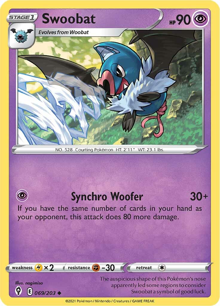 Swoobat (069/203) [Sword & Shield: Evolving Skies] | Chromatic Games