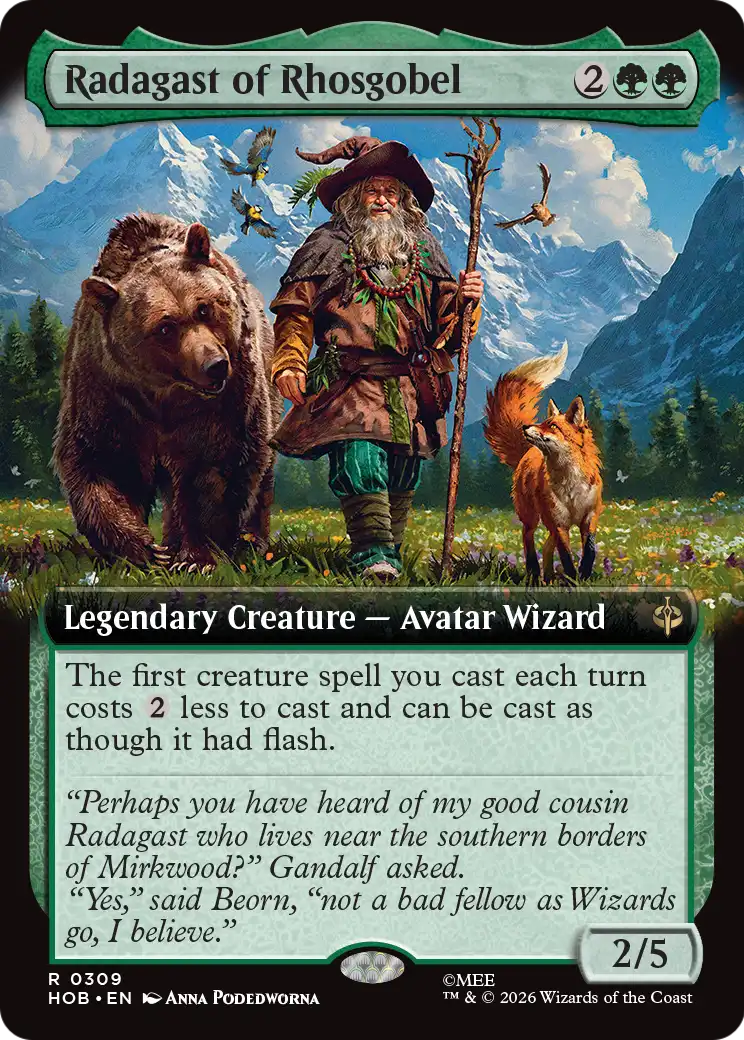 Radagast of Rhosgobel (Extended Art) [The Hobbit] | Chromatic Games