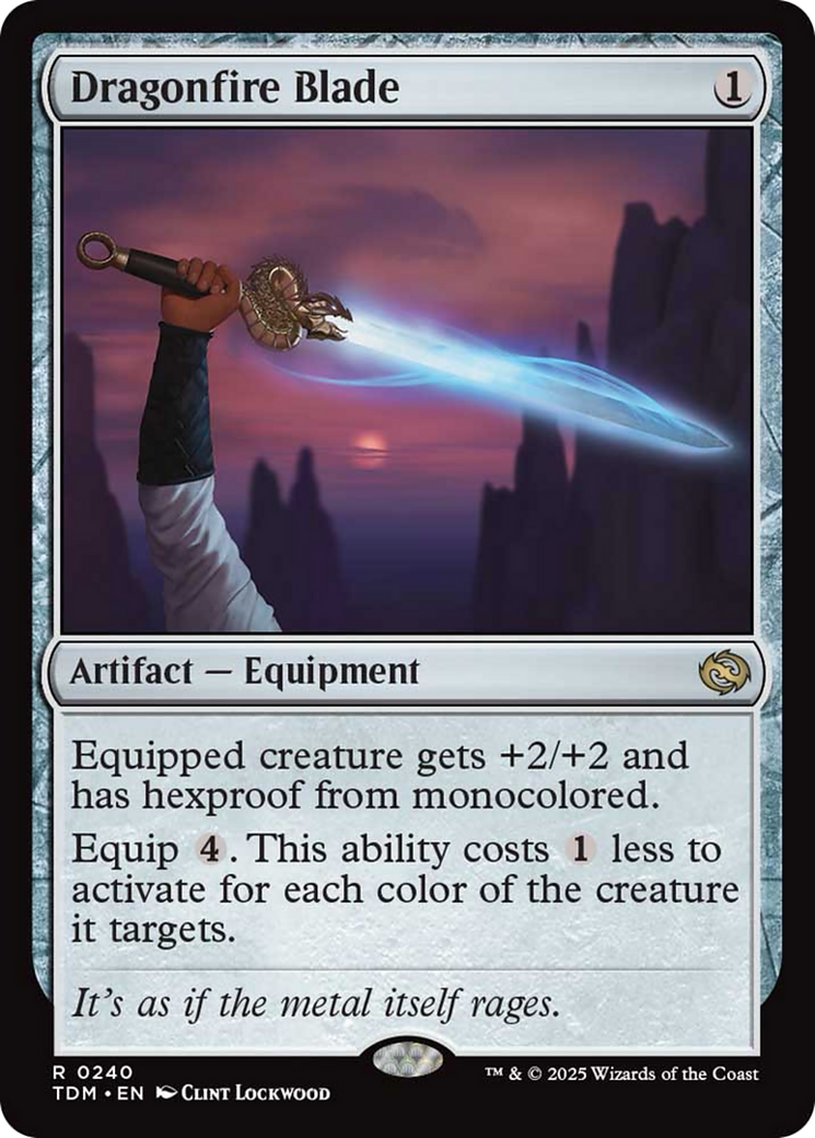 Dragonfire Blade [Tarkir: Dragonstorm] | Chromatic Games