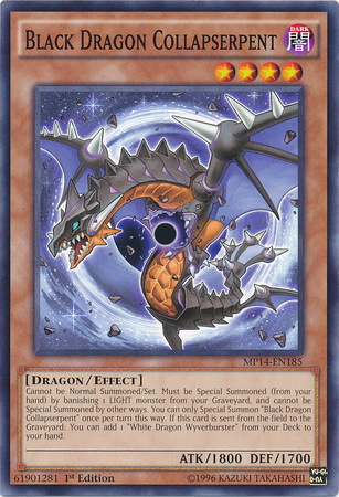 Black Dragon Collapserpent [MP14-EN185] Common | Chromatic Games