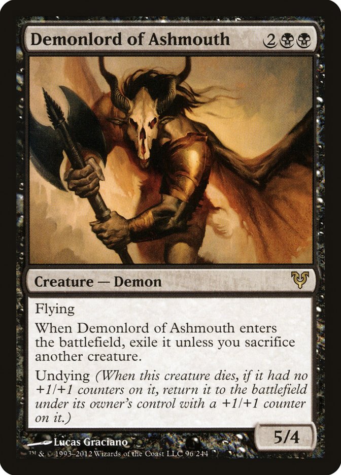 Demonlord of Ashmouth 96/244 (Avacyn Restored)  | Chromatic Games