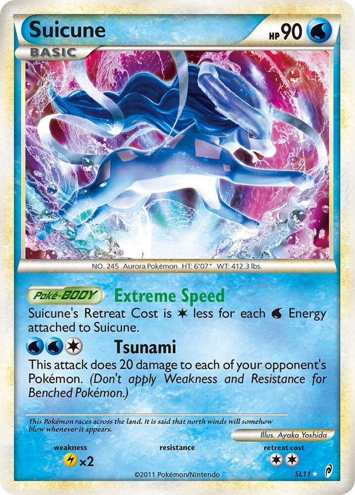 Suicune Shiny SL11 (Call of Legends)  - Holofoil | Chromatic Games