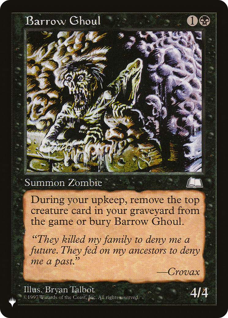 Barrow Ghoul [The List] | Chromatic Games