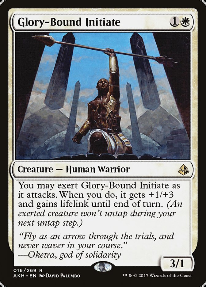 Glory-Bound Initiate 16/269 (Amonkhet)  | Chromatic Games